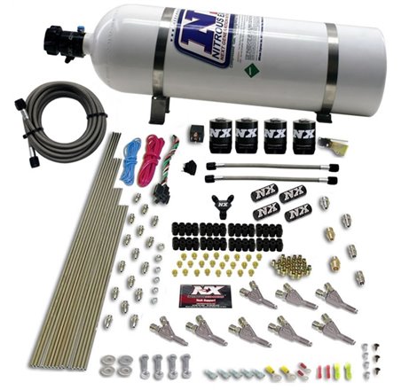 Nitrous Express Vortech Nozzle Nitrous Kit w/15lb Bottle