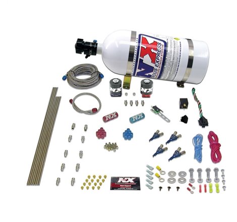 Nitrous Express 4 Cyl Alcohol Nitrous Kit (125-275HP) w/5lb Bottle