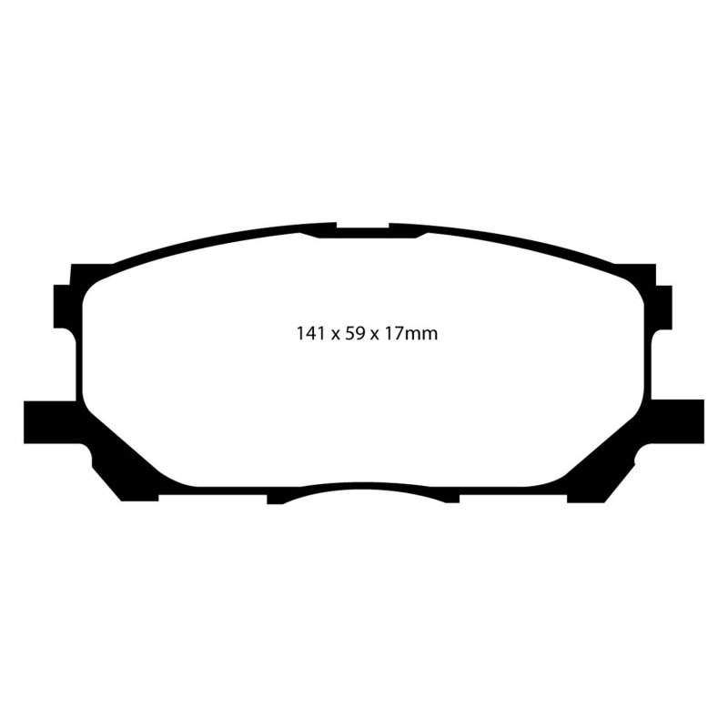 EBC 04-07 Lexus RX330 3.3 Greenstuff Front Brake Pads