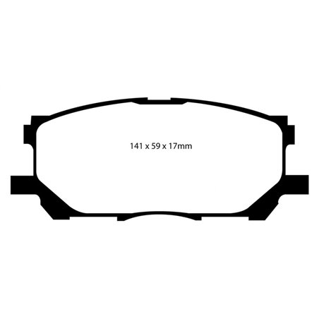 EBC 04-07 Lexus RX330 3.3 Greenstuff Front Brake Pads