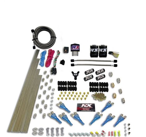 Nitrous Express Pro-Shk/Gas 2 Fuel 1 Supershark Solenoid Nitrous Kit (200-600HP) w/o Bottle