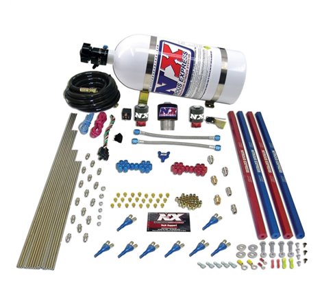 Nitrous Express Pro-Shk/Gas Nitrous Kit (200-600HP) w/Rails and Composite Bottle