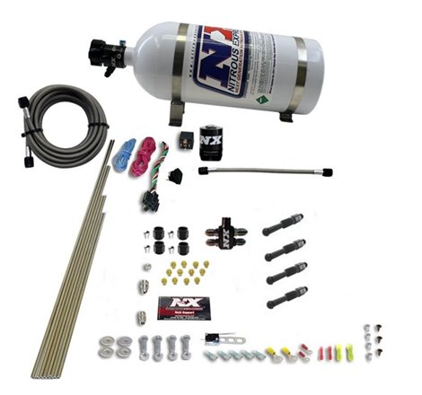 Nitrous Express Dry Direct Port Nitrous Kit 4 Cyl w/10lb Bottle