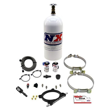 Nitrous Express 11-17 Ford Mustang GT Coyote 5.0L Mainline EFI Nitrous Plate Kit w/10lb Bottle