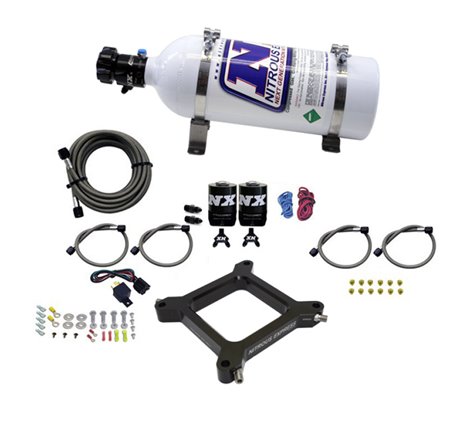 Nitrous Express 4150 Assassin Plate Stage 6 Nitrous Kit (50-300HP) w/5lb Bottle