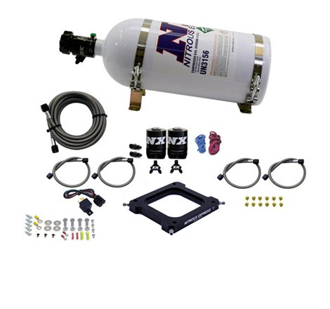 Nitrous Express 4500 Assassin Plate Stage 6 Nitrous Kit (50-300HP) w/10lb Bottle