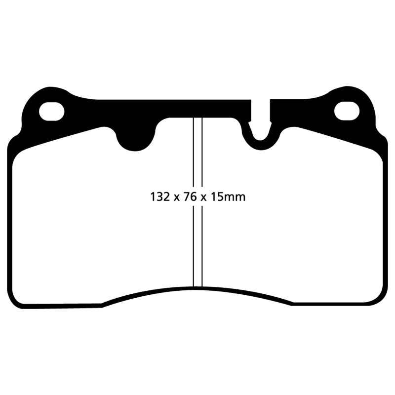 EBC 04-12 Aston Martin DB9 5.9 Bluestuff Front Brake Pads