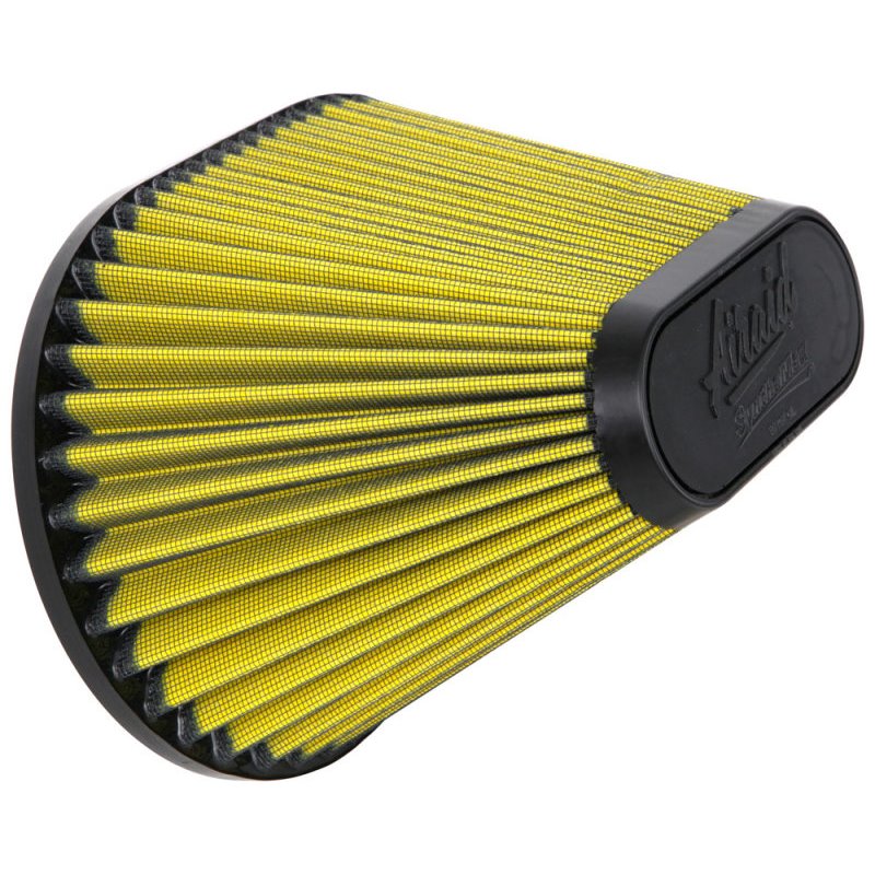 Airaid Universal Air Filter - Cone 6in F x 10-1/4x7-1/4in B x 5-1/2x2-1/2in T x 6-1/2in H -Synthamax