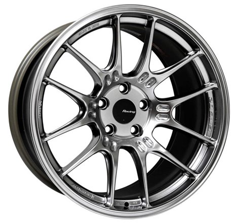 Enkei GTC02 18x9.5 5x112 22mm Offset 66.5mm Bore Hyper Silver Wheel