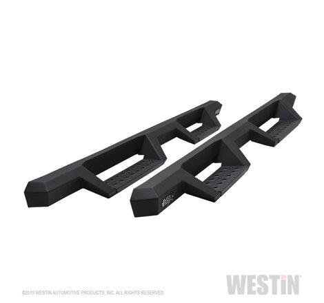 Westin HDX 05-20 Toyota Tacoma Drop Nerf Step Bars - Txt Black