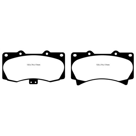 EBC 05-07 Hummer H3 3.5 Yellowstuff Front Brake Pads