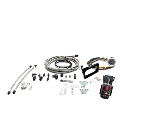 Snow Performance 05-10 Mustang Stg 2 Boost Cooler Water Inj Kit (SS Brded Line/4AN Fitting) w/o Tank