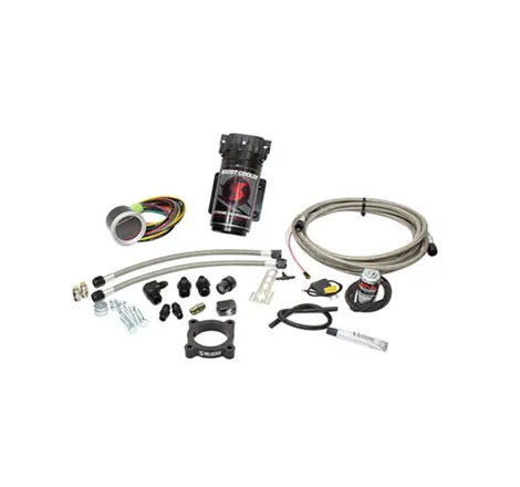 Snow Performance 13-18 Ford Focus ST Stg 2 Boost Cooler Water Inj Kit (SS Braided Line/4AN) w/o Tank