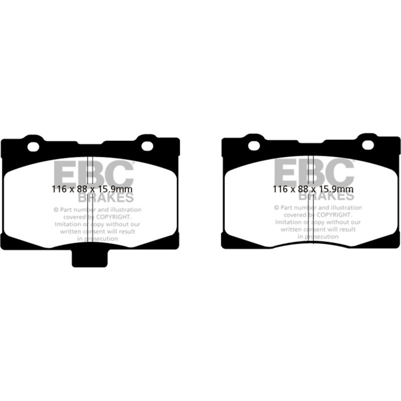 EBC 05-08 Acura RL 3.5 Yellowstuff Front Brake Pads