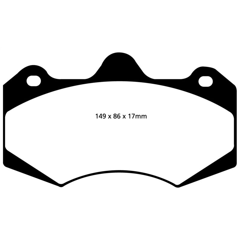 EBC 05-08 Morgan Aero 8 4.4 Redstuff Front Brake Pads