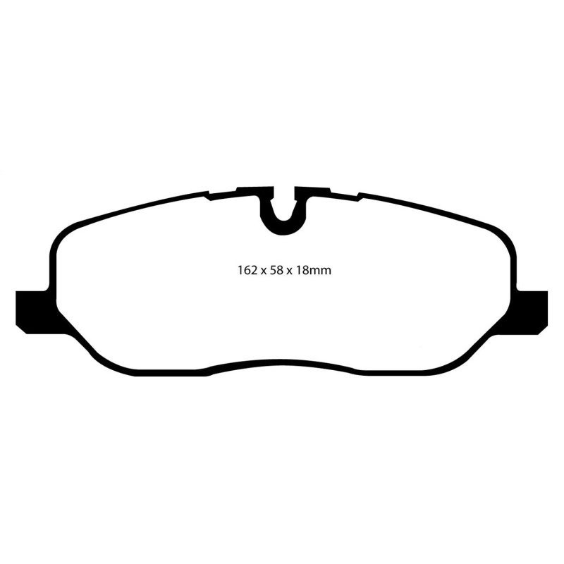 EBC 05-10 Land Rover LR3 4.4 Greenstuff Front Brake Pads