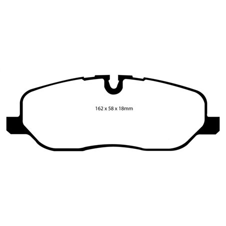 EBC 05-10 Land Rover LR3 4.4 Greenstuff Front Brake Pads