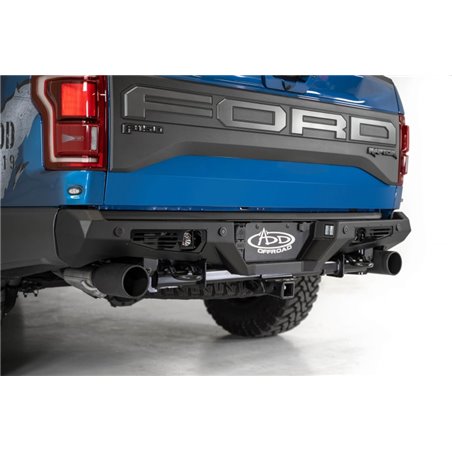 Addictive Desert Designs 17-20 Ford Raptor F-150 Bomber Rear Bumper w/ Backup Sensor Cutouts