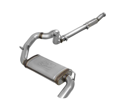 aFe MACHForce XP 18-20 Jeep Wrangler (JL) L4-2.0L (t) 3in 409 SS Cat-Back Hi-Tuck Exhaust