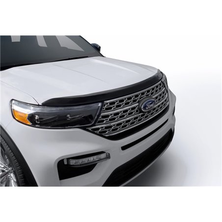 AVS 20-22 Ford Explorer (Excl. Vehicles w/Hood Lettering) Aeroskin Low Profile Hood Shield - Smoke