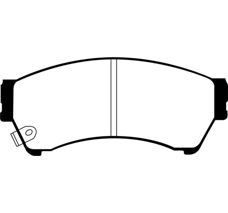 EBC 06-07 Mazda 6 2.3 Redstuff Front Brake Pads