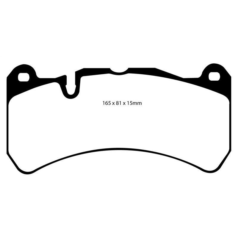 EBC 06-08 Ferrari 599 6.0 Redstuff Front Brake Pads