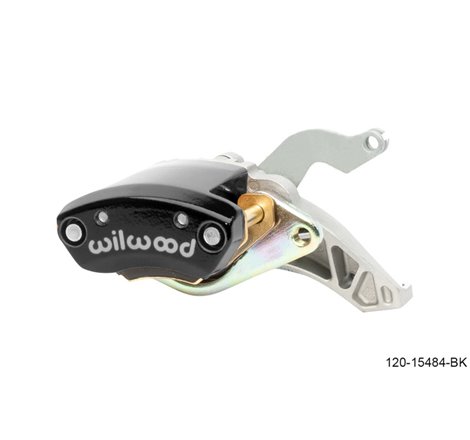 Wilwood Caliper - MC4 Mechanical Right Hand - Black 1.19in Piston 1.10in Rotor - Black