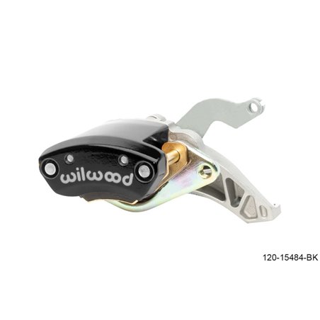 Wilwood Caliper - MC4 Mechanical Right Hand - Black 1.19in Piston 1.10in Rotor - Black