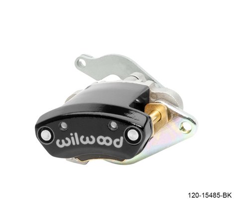 Wilwood Caliper - MC4 Mechanical Left Hand - Black 1.19in Piston 1.10in Rotor - Black