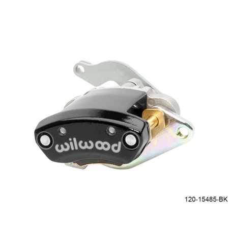 Wilwood Caliper - MC4 Mechanical Left Hand - Black 1.19in Piston 1.10in Rotor - Black