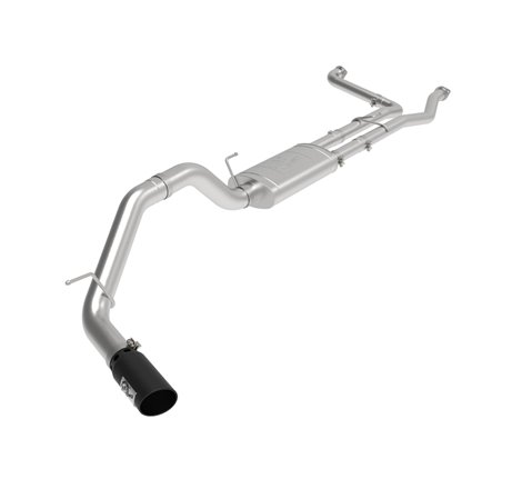 aFe MACHForce XP Exhausts Cat-Back SS-409 Nissan Titan XD 16-19 V8-5.6L - Black