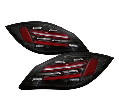 Spyder Porsche 987 Cayman 06-08 / Boxster 09-12 LED Tail Lights - Sequential Signal - Black