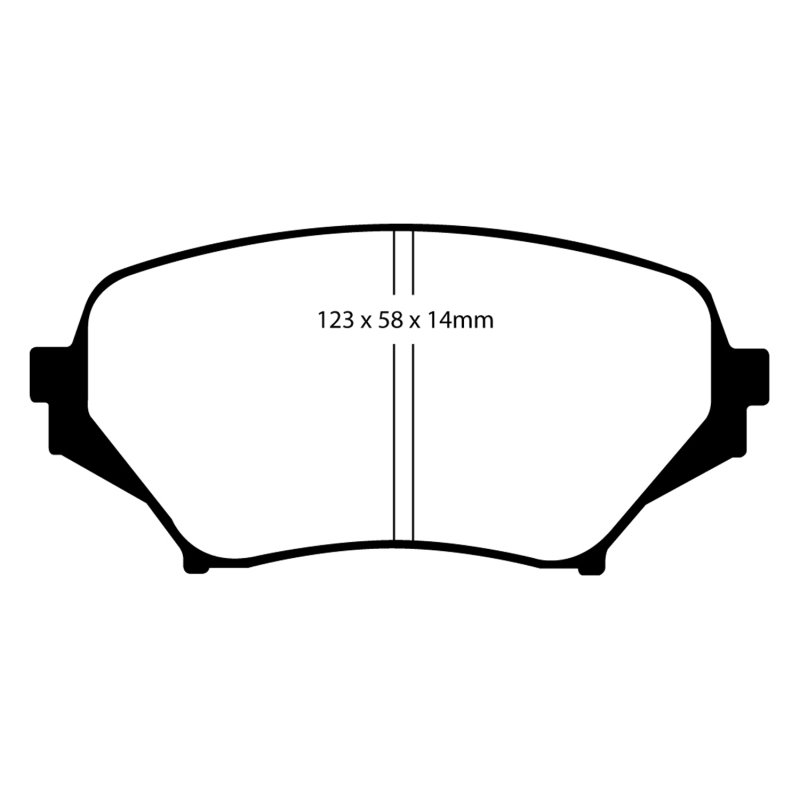 EBC 06-15 Mazda Miata MX5 2.0 Ultimax2 Front Brake Pads