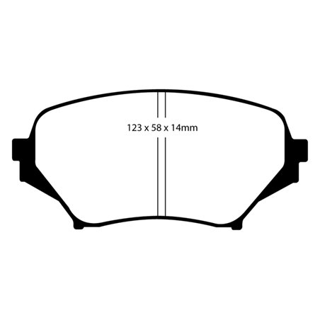 EBC 06-15 Mazda Miata MX5 2.0 Ultimax2 Front Brake Pads