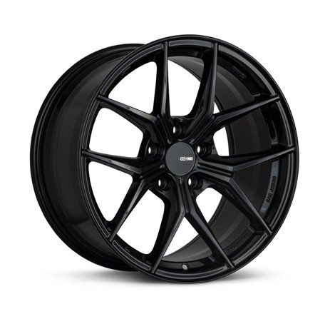 Enkei TSR-X 18x8 45mm Offset 5x112 BP 72.6mm Bore Gloss Black Wheel