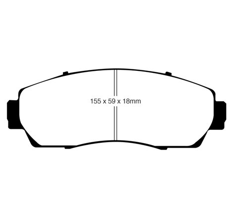 EBC 07-09 Acura RDX 2.3 Turbo Ultimax2 Front Brake Pads