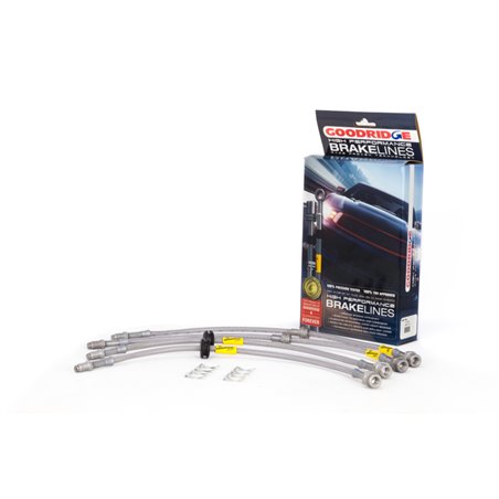 Goodridge 04-13 Mazda 3/Mazdaspeed3 Stainless Steel Brake Lines Kit