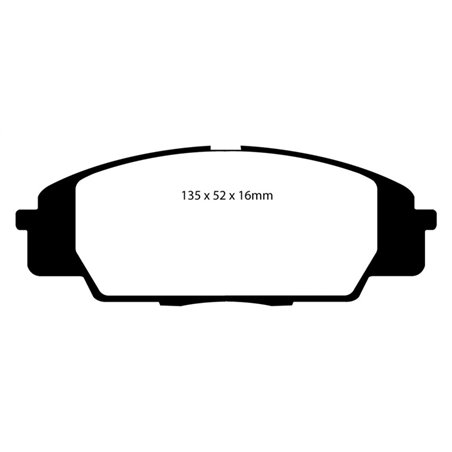 EBC 07-11 Acura CSX (Canada) 2.0 Type S Yellowstuff Front Brake Pads