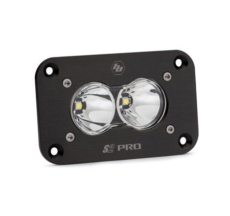 Baja Designs S2 Pro LED Spot Black Flush Mount - Clear