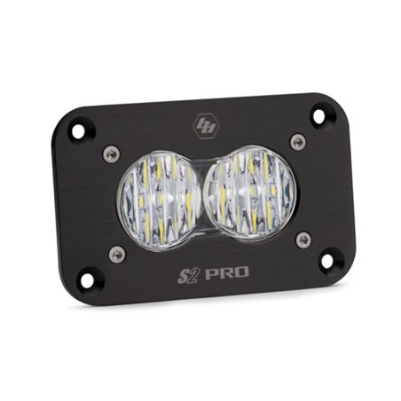 Baja Designs S2 Pro Flush Mount Wide Cornering Pattern LED Work Light - Clear