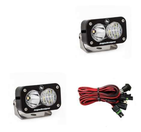 Baja Designs S2 Pro Series LED Light Pods Driving Combo Pattern - Pair