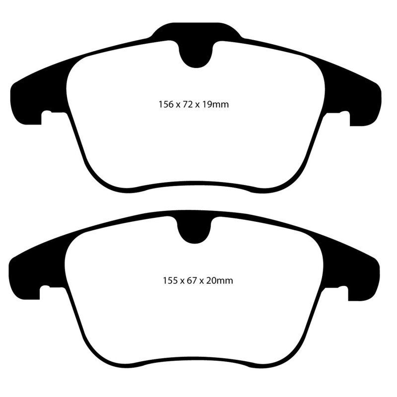 EBC 07-12 Land Rover LR2 3.2 Ultimax2 Front Brake Pads