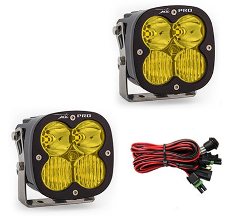 Baja Designs XL Pro Series Driving Combo Pattern Pair LED Light Pods - Amber