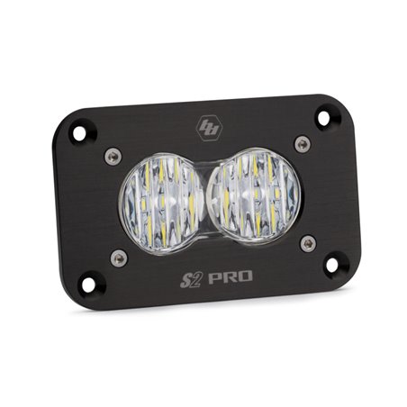 Baja Designs S2 Sport Flush Mount Wide Cornering Pattern LED Work Light - Clear Lens