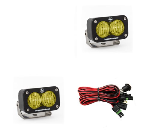 Baja Designs S2 Sport Wide Cornering Pattern Pair LED Work Light - Amber