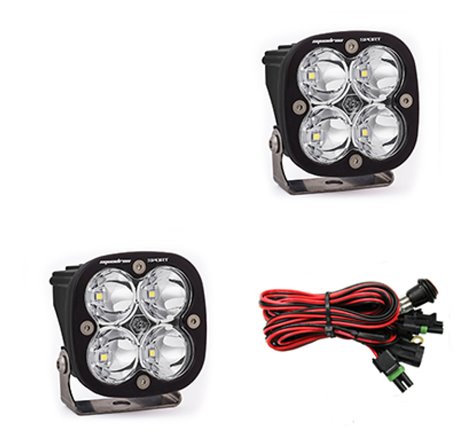 Baja Designs Squadron Sport Spot LED Light Pods - Clear