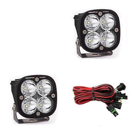 Baja Designs Squadron Sport Spot LED Light Pods - Clear