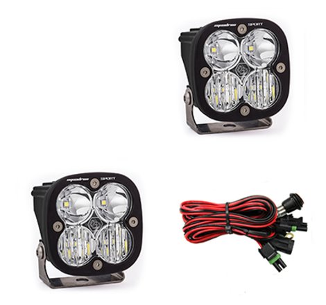 Baja Designs Squadron Sport Driving/Combo Pair LED Light Pods - Clear