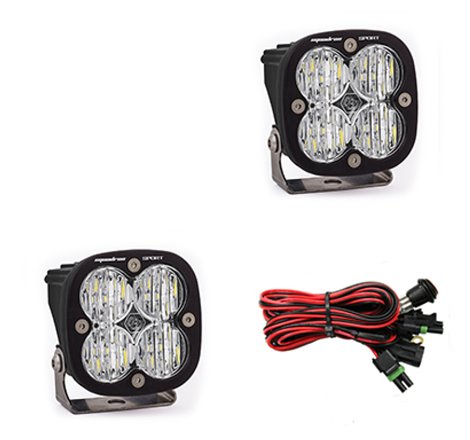 Baja Designs Squadron Sport Wide Cornering Pair LED Light Pods - Clear