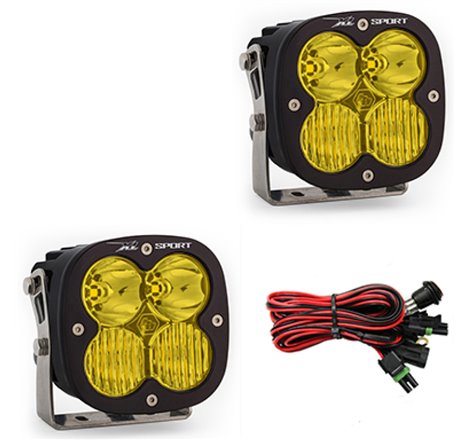 Baja Designs XL Sport Series Driving Combo Pattern Pair LED Light Pods - Amber